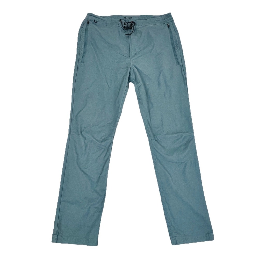 ROARK Layover 2.0 Pants Mens 32 Teal Drawstring Stretch Active Outdoor Gorpcore